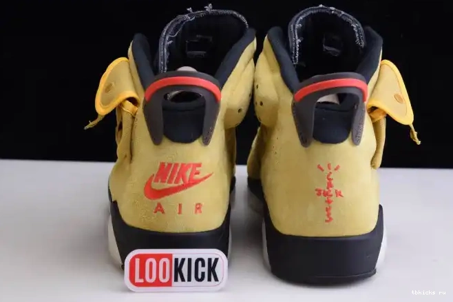 Cheap TB SCOTT CN1084-300 AIR TRAVIS YELLOW X JORDAN 6 0509